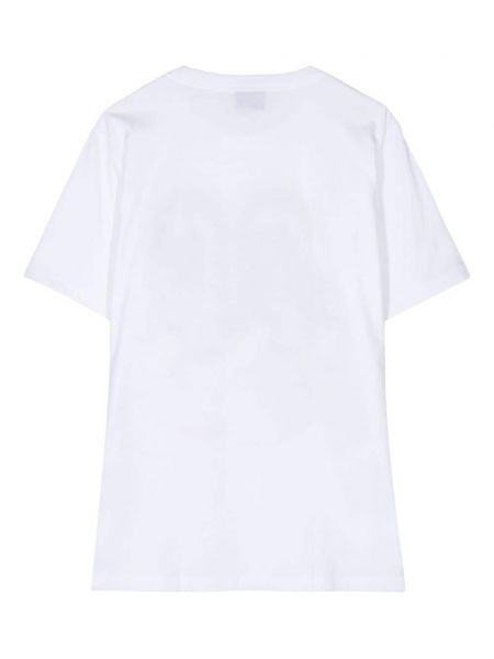 Koszulka bawełniana z nadrukiem Ps Paul Smith biała