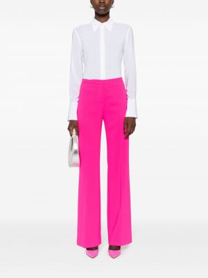 Rovné kalhoty Pinko růžové