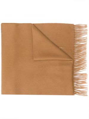 Bufanda con bordado con estampado de cachemira Mackintosh marrón