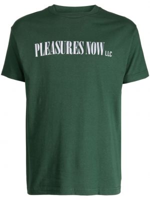 Bavlněné tričko s potiskem Pleasures