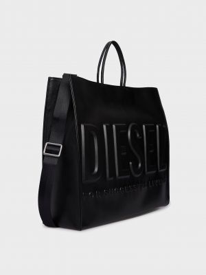 Черная сумка шоппер Diesel