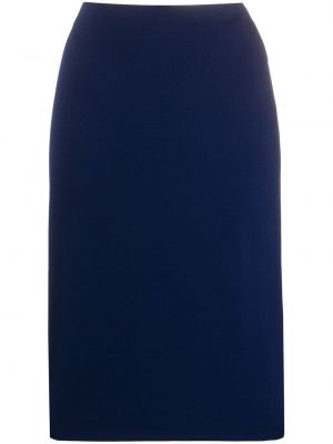 Einfarbiger bleistiftrock Ralph Lauren Collection blau