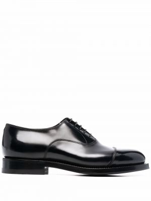 Zapatos derby con cordones Santoni negro