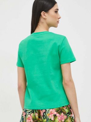 Bavlněné tričko Miss Sixty zelené