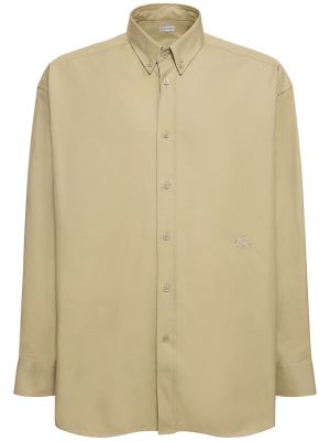 Bavlnená košeľa s dlhými rukávmi Burberry