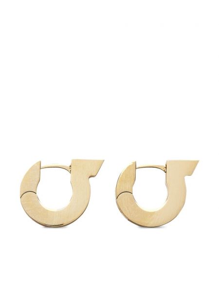 Σκουλαρίκια με πετραδάκια Ferragamo χρυσό