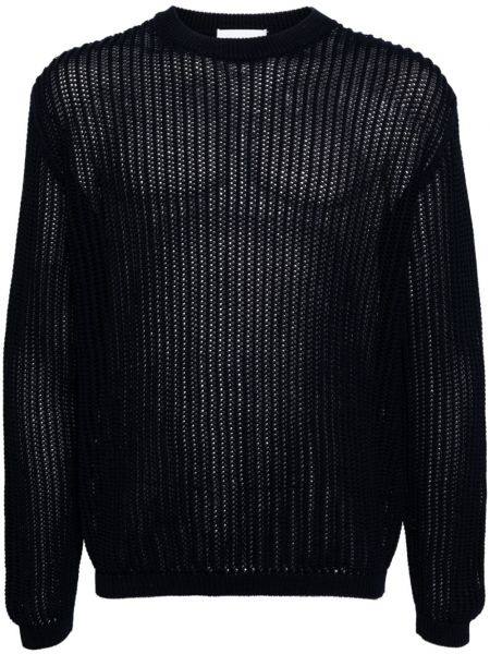 Pamučni džemper Lardini plava