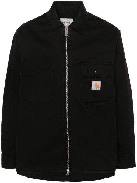 Marškiniai su eglutės raštu Carhartt Wip juoda