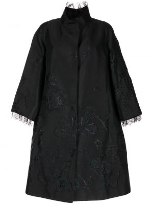 Čipkovaný kabát Shiatzy Chen čierna