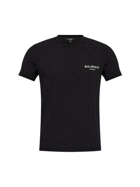 Slim fit t-shirt Balmain schwarz