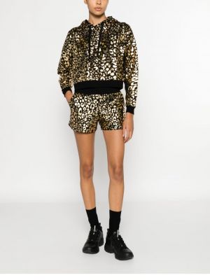 Shorts à imprimé à imprimé léopard Moschino