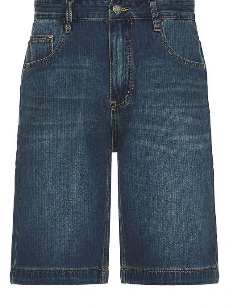 Shorts en jean à motif chevrons Guess Originals bleu