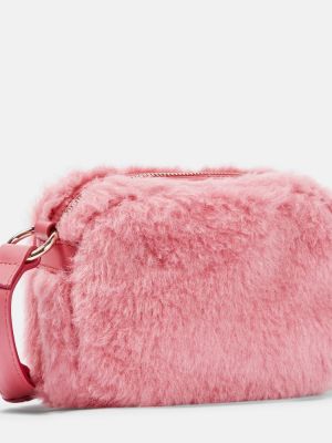 Τσάντα ώμου Max Mara ροζ