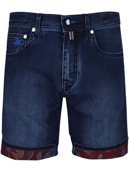 Kratke traper hlače s vezom Vilebrequin plava