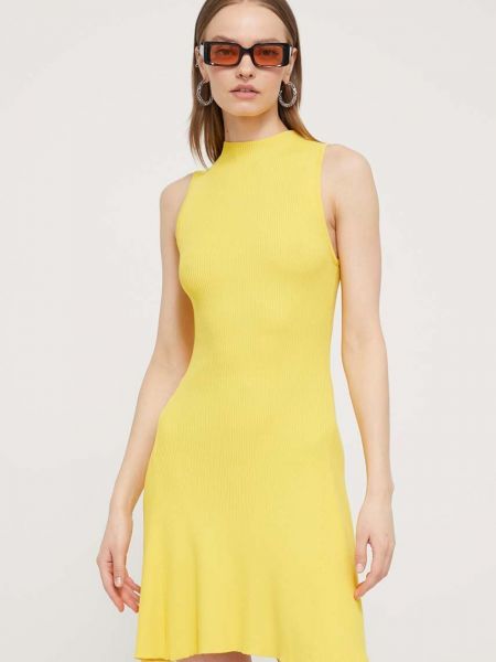 Sukienka mini Desigual żółta