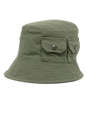 Medvilninis kepurė Engineered Garments žalia