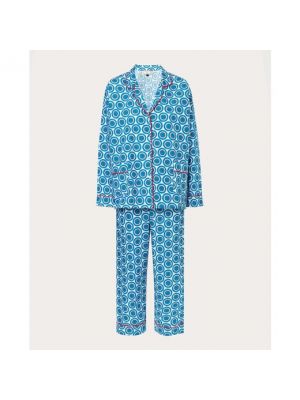 Pijama de algodón Katira azul