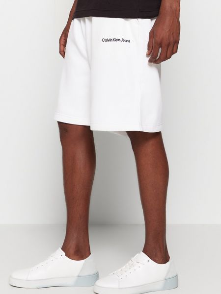 Szorty Calvin Klein Jeans białe
