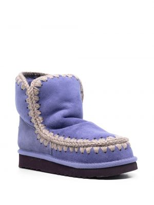 Ankle boots Mou fioletowe