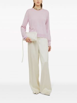 Pullover mit rundem ausschnitt Jil Sander pink