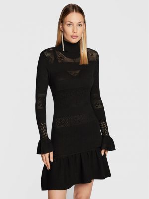 Плетена рокля Blugirl Blumarine черно