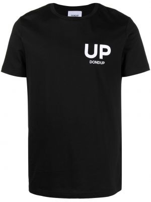 T-shirt mit stickerei Dondup schwarz