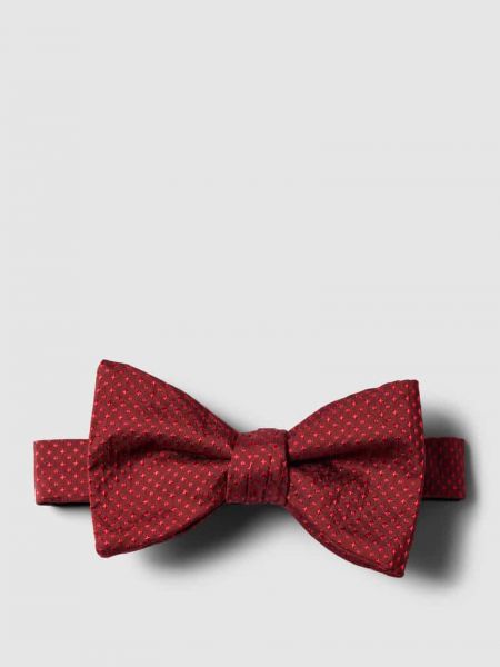 Krawat w jednolitym kolorze Hugo czerwony