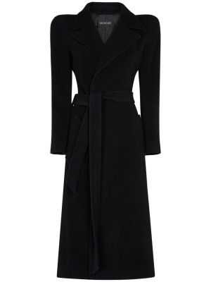 Kasmír kabát Balenciaga fekete