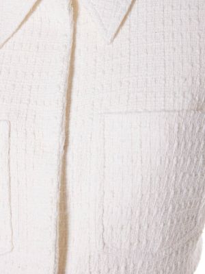 Sacou din tweed Alessandro Vigilante alb