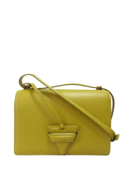 Δερμάτινη τσάντα χιαστί Loewe Pre-owned κίτρινο