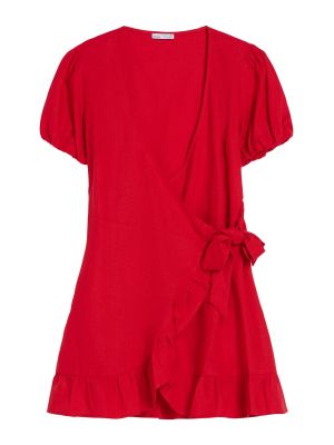 Mini haljina Bershka crvena