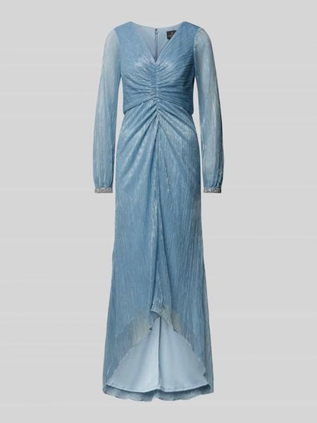 Sukienka długa z dekoltem w serek Adrianna Papell