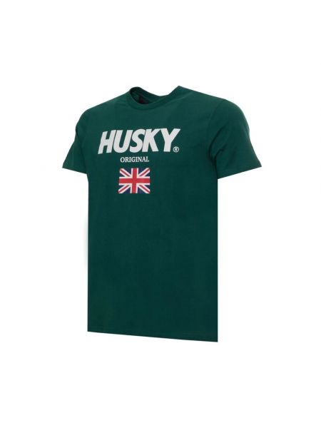 Camiseta de algodón manga corta Husky Original verde
