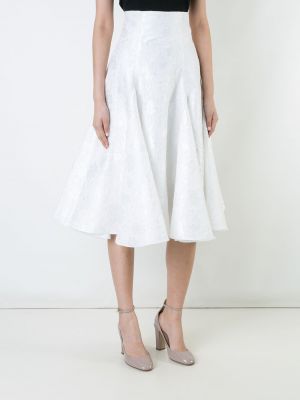Midi sukně Bambah bílé