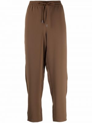 Pantalones de chándal con cordones Theory marrón