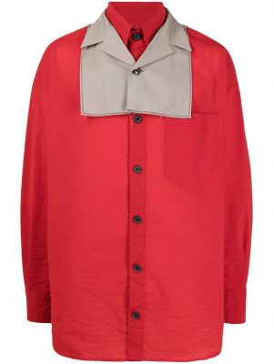 Риза Kolor червено