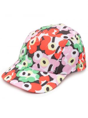 Trykt floral cap Adidas rød