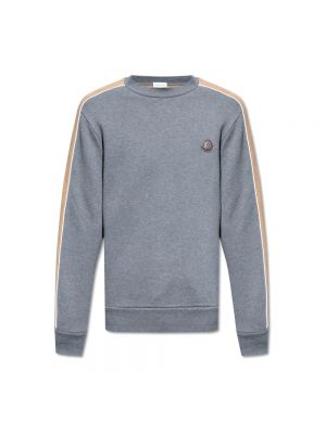 Felpa di cotone in jersey Moncler grigio
