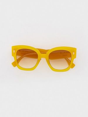 Солнцезащитные очки Fendi, желтые
