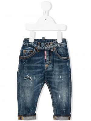 Nødlidende jeans for jenter Dsquared2 Kids blå