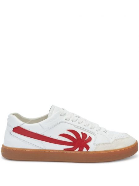 Læder sneakers Palm Angels hvid