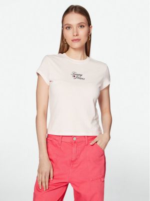 Majica Tommy Jeans roza