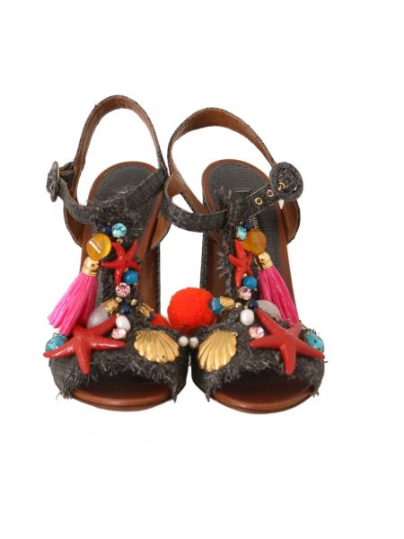 Sandały na obcasie na wysokim obcasie Dolce And Gabbana