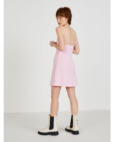 Mini šaty Vans růžové
