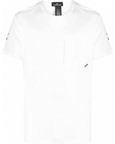 T-shirt con stampa Stone Island Shadow Project bianco