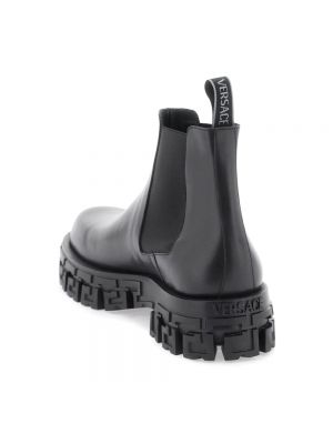 Botas de agua elegantes Versace negro