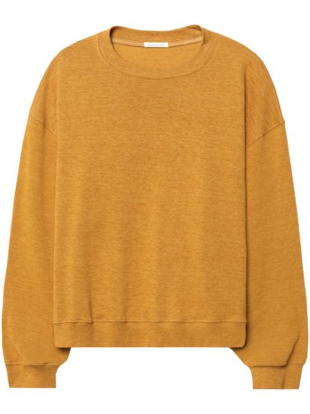 Melange sweatshirt aus baumwoll John Elliott gelb