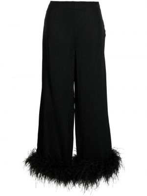 Pantalon à plumes Rachel Gilbert noir