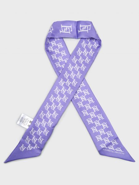 Фиолетовый шарф Elisabetta Franchi