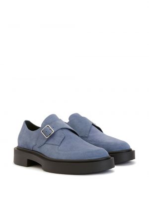 Zamšādas kurpes Giuseppe Zanotti zils